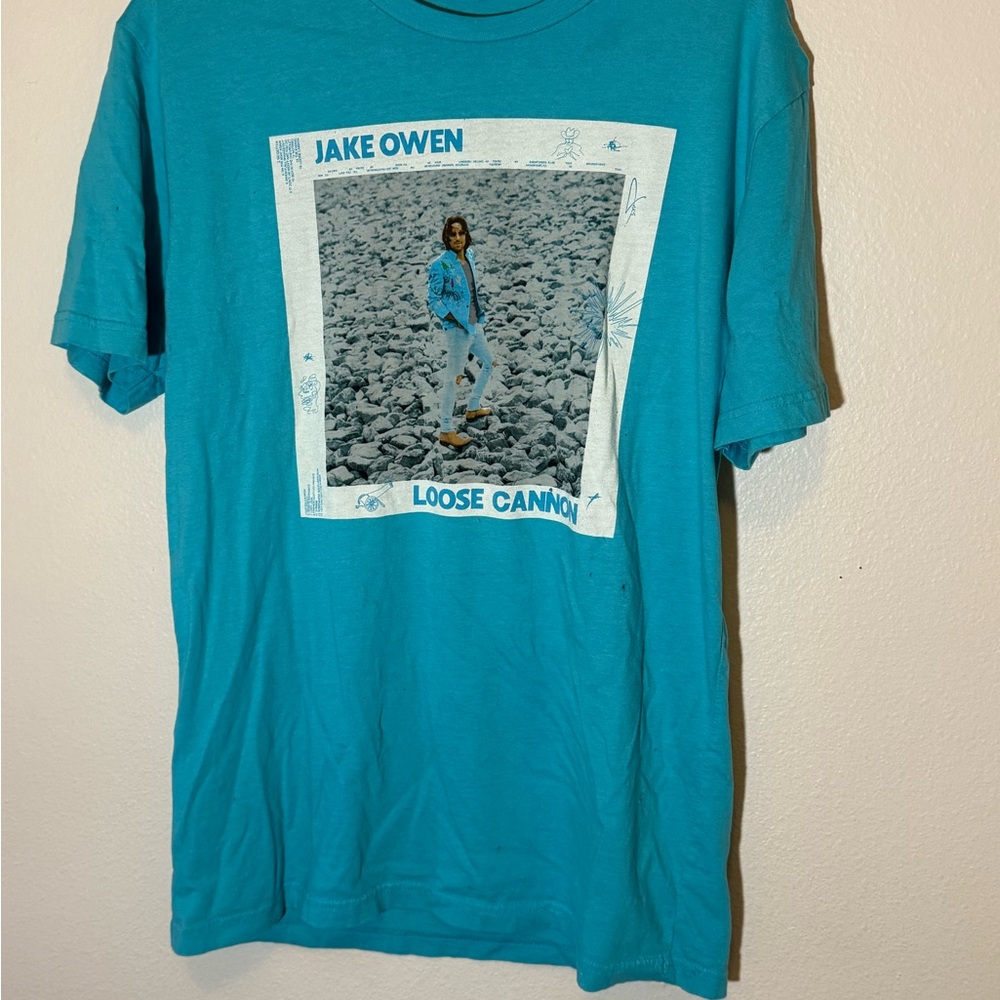 Next Level Apparel Teal Graphic Tee